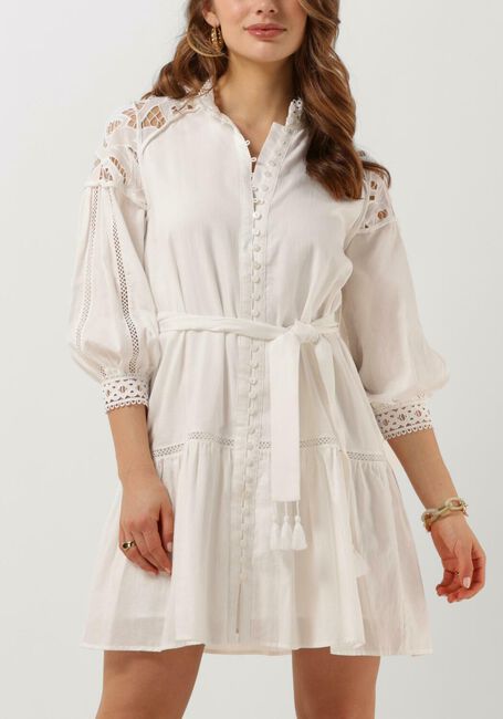 Witte SUNCOO Mini jurk CHAMA - large
