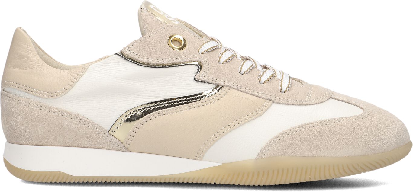 DL Sport Lage Sneakers Dames 6568, Maat: 35, Materiaal: Suède, Kleur: Goud