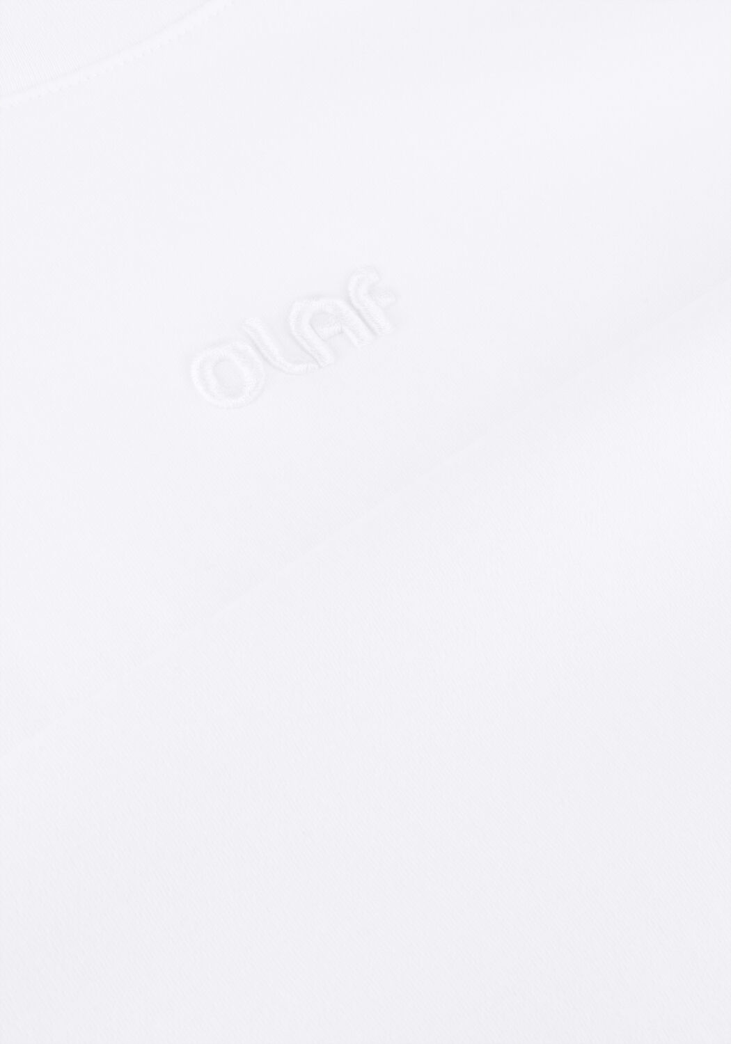 Witte OLAF HUSSEIN T-shirt WMN RETRO LOGO BOXY THEE - large