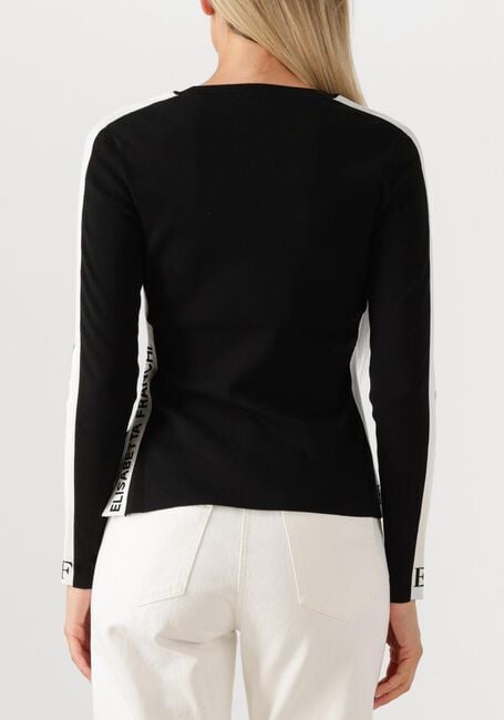Zwarte ELISABETTA FRANCHI Trui KNITTED SWEATER - large