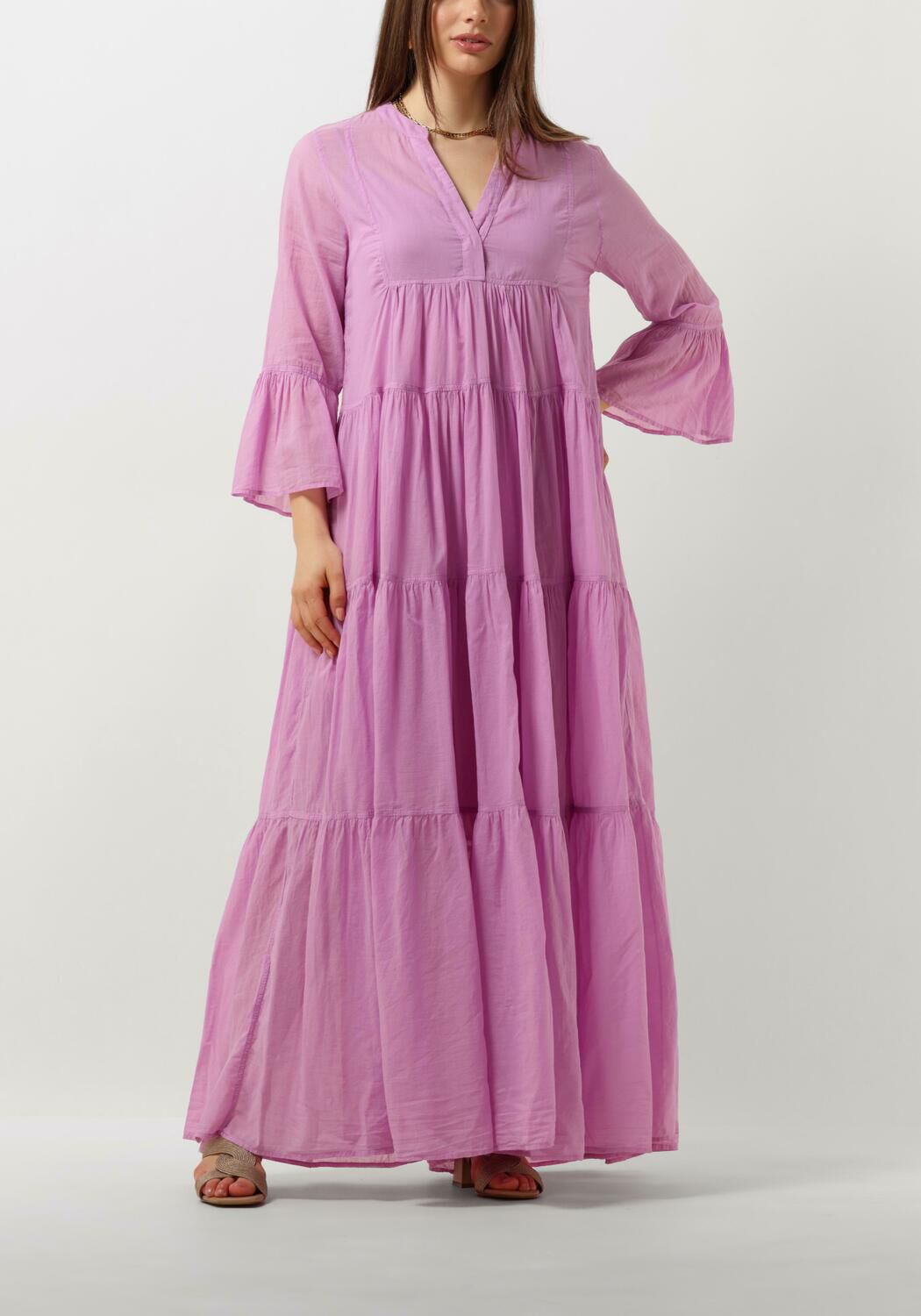 lila devotion maxi jurk manousia