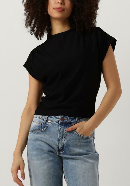 Zwarte GESTUZ Top RIFAGZ TEE - large