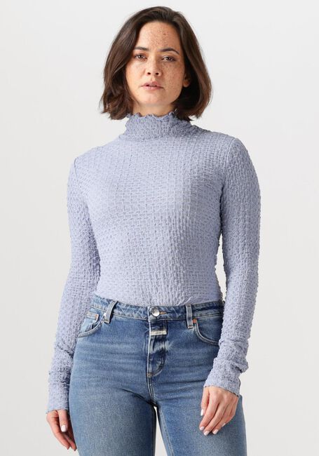 Blauwe DANTE6 Trui ZANE STRUCTURED LAYERING TOP - large