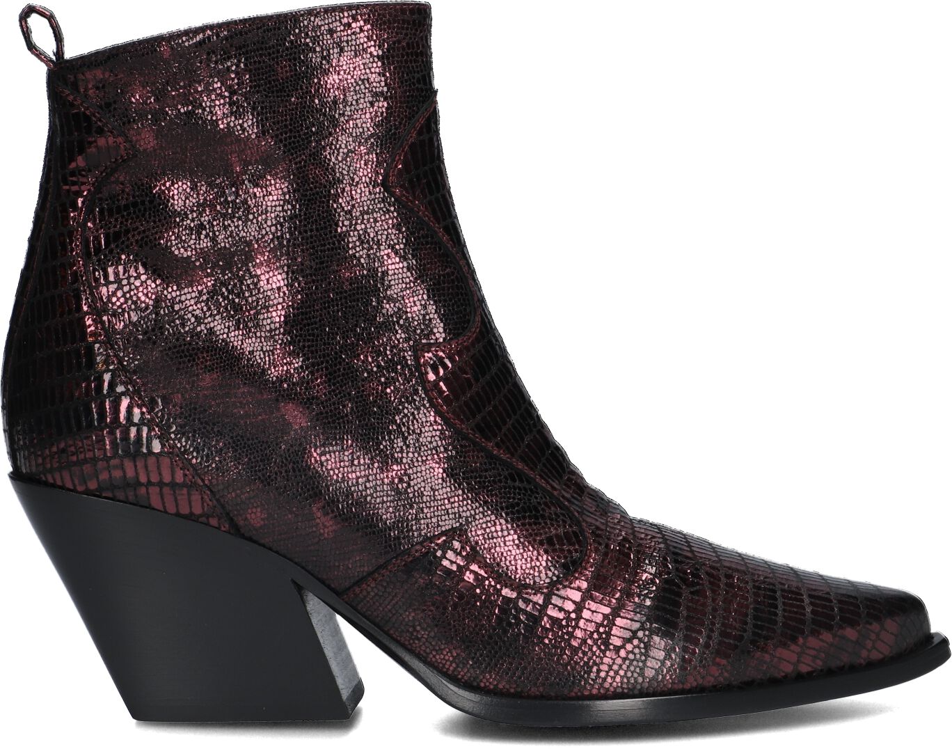 Elena Iachi Cowboylaarzen Dames E2040, Maat: 41, Materiaal: Leer, Kleur: Rood