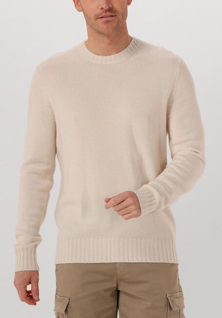 Creme LEURINK KNIT Trui RIFREDO O-NECK - large