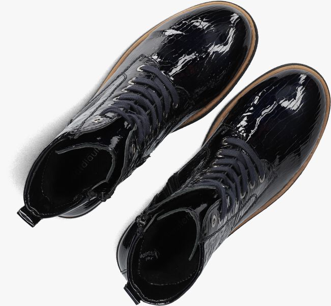 Blauwe WALDLAUFER Enkellaarsjes 683801 LAK PRINT Blauwe WALDLAUFER Enkellaarsjes 683801 LAK PRINT - large