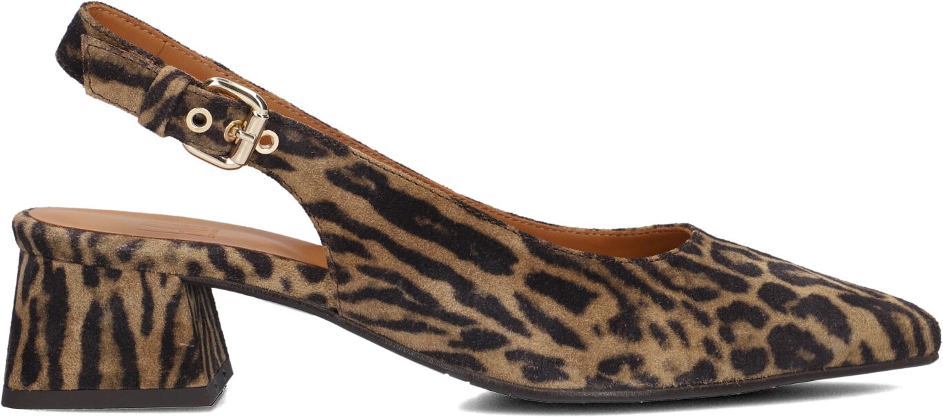 Billi Bi Slingbacks Dames A8320, Maat: 37, Materiaal: Suède, Kleur: Bruin