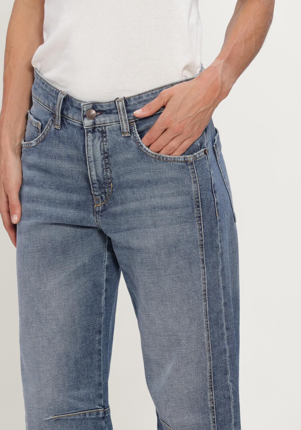 Blauwe CAMBIO Baggy jeans ELIA - large