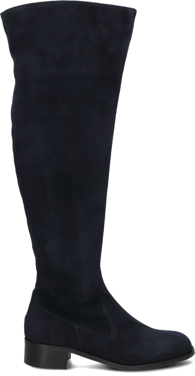 Nalini Hoge Laarzen Dames 22i108, Maat: 38,5, Materiaal: Suède, Kleur: Blauw