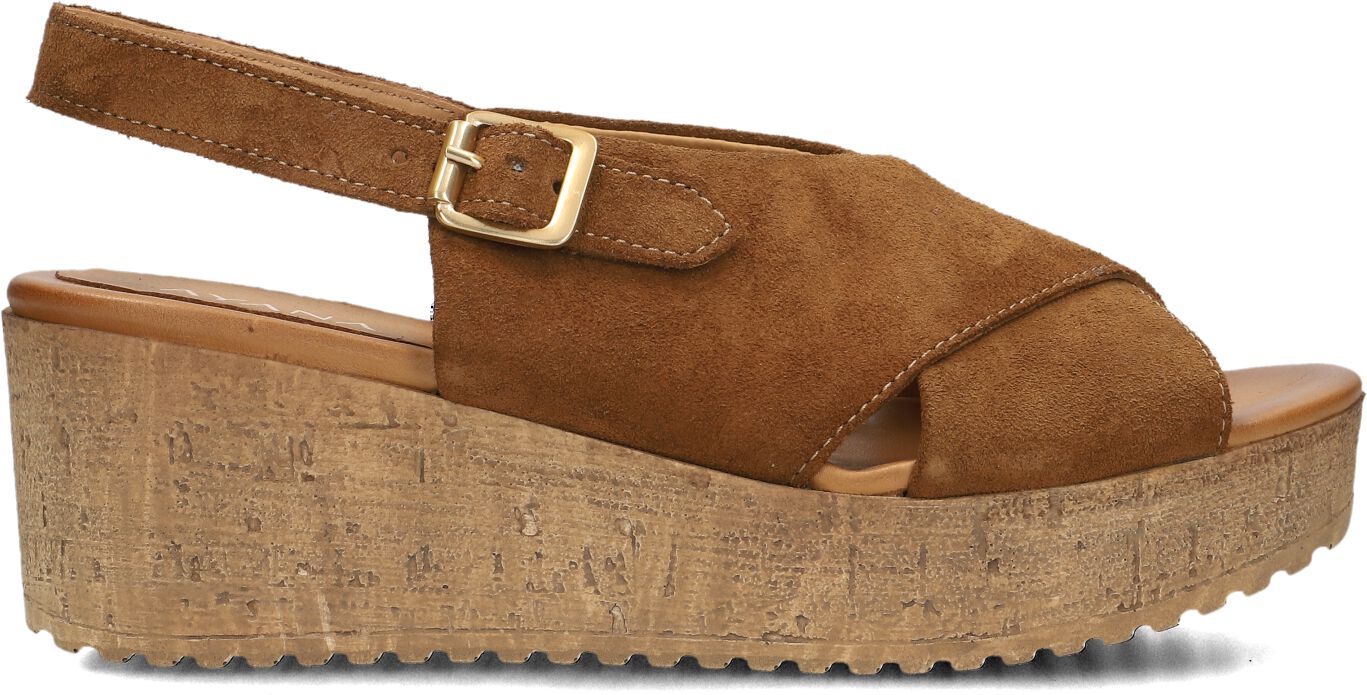 Ayana Sandalen
Dames 722031, Maat: 42, Materiaal: Suède, Kleur: Cognac