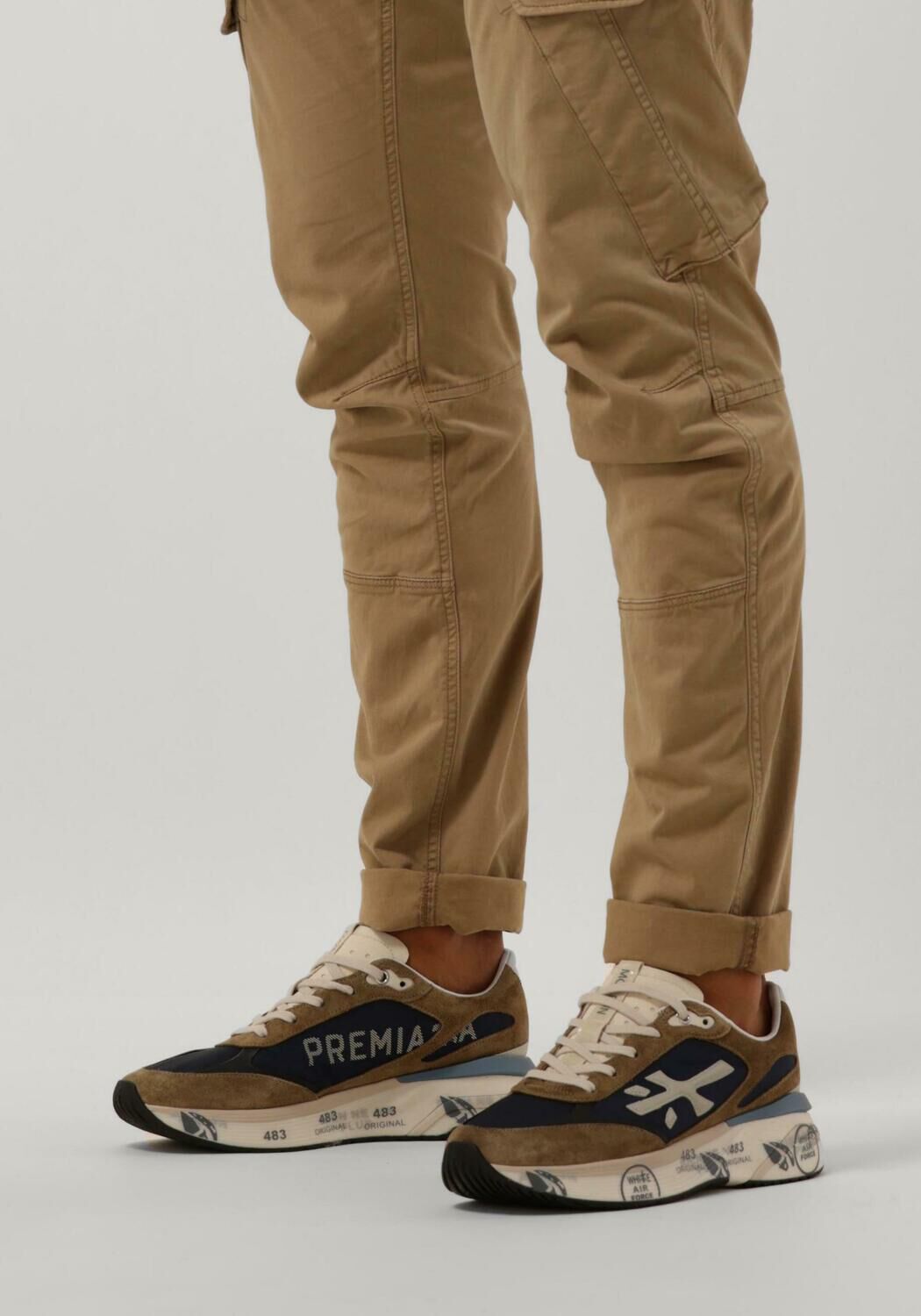 Blauwe PREMIATA Lage sneakers MOERUN - large