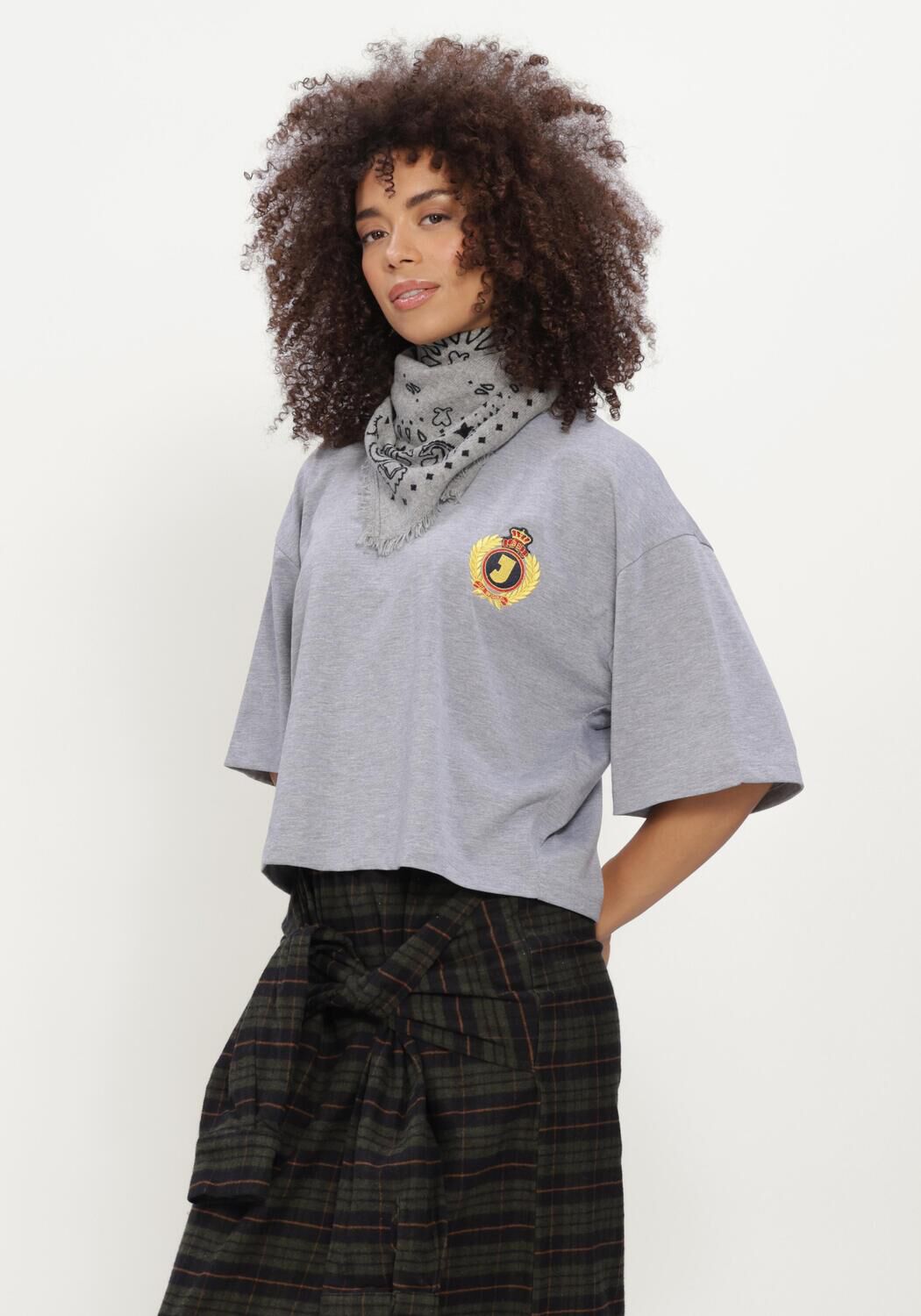 Grijze JOHNY Top LEXY - large