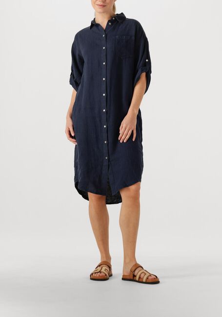 Donkerblauwe BELLAMY Midi jurk FAY - large