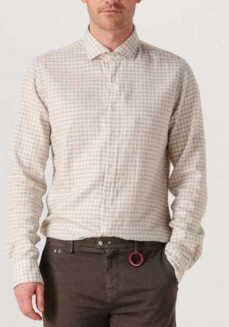 Beige XACUS Casual overhemd 91338 748ML VAR070 - large