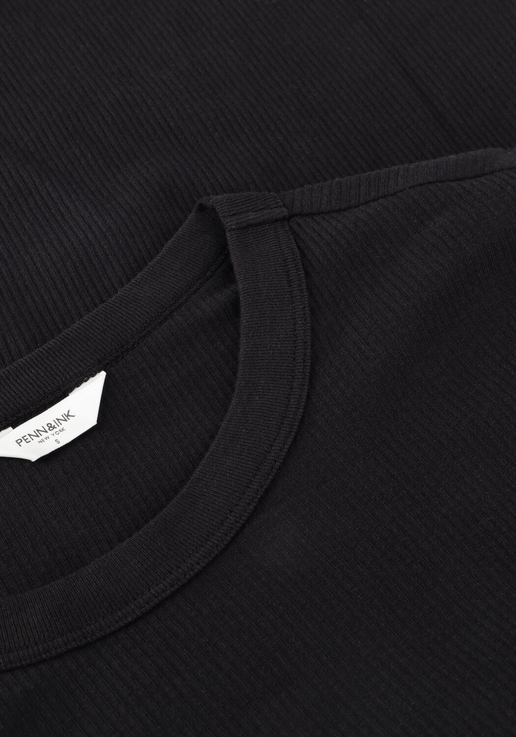 Zwarte PENN & INK Tops & T-shirts LONGSLEEVE W25F1745 - large