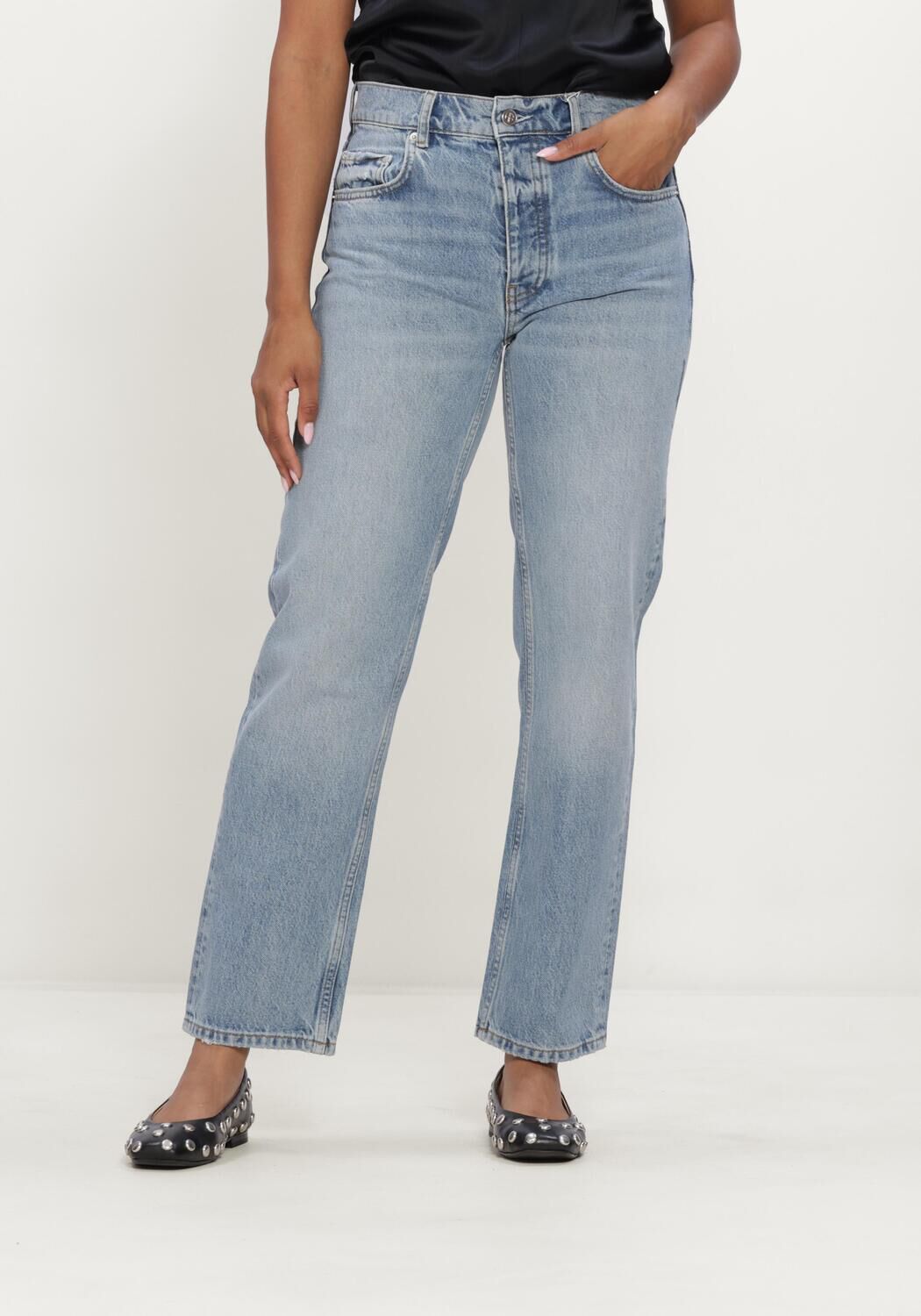 Lichtblauwe ANINE BING Mom jeans KATE JEAN - large
