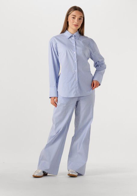 Blauwe SECOND FEMALE Blouses TENBY AJUSTABLE SHIRT - large