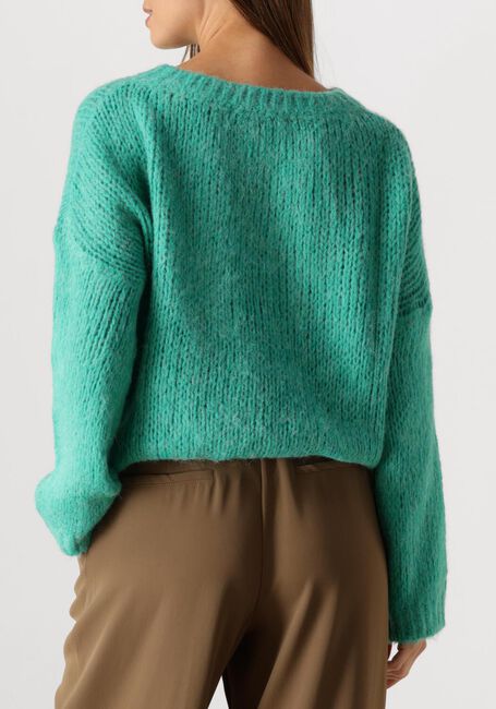 Groene SUMMUM Trui SWEATER ALPACA BLEND KNIT - large