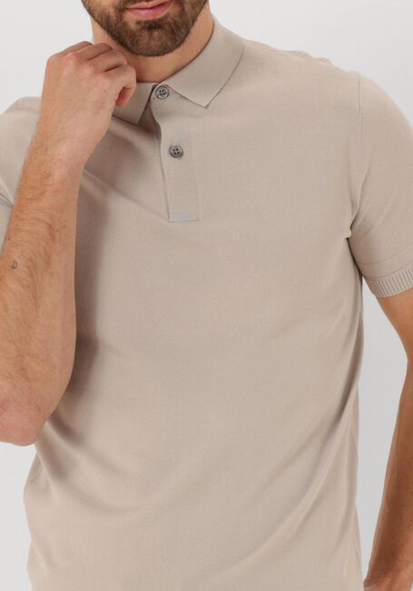 Beige GENTI T-shirt POLO BUTTON SS K2046-1260 - large