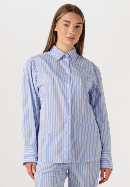 Blauwe SECOND FEMALE Blouses TENBY AJUSTABLE SHIRT - large