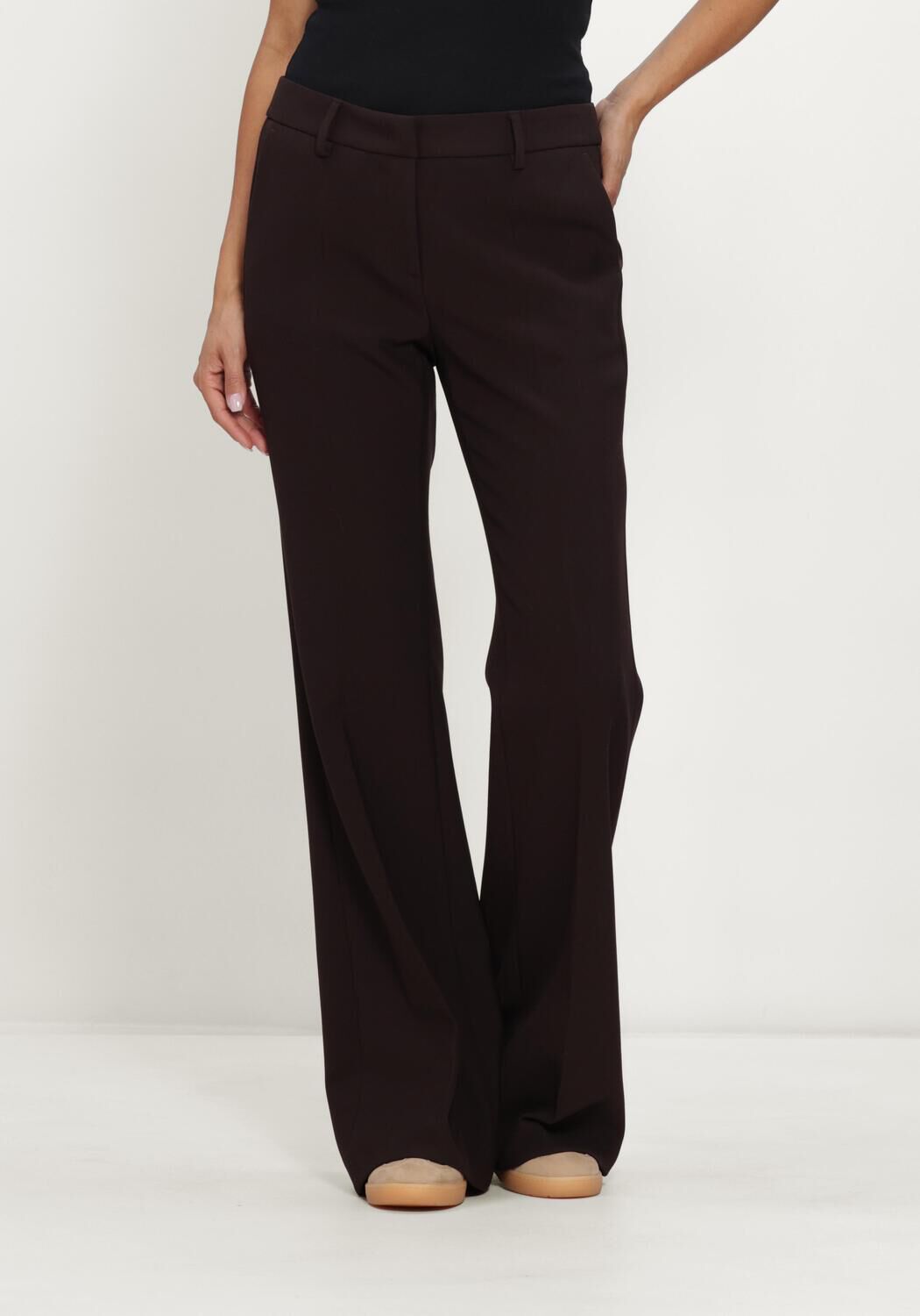 Bruine LUISA CERANO Flared broek BOOTLEG-PANTS - large