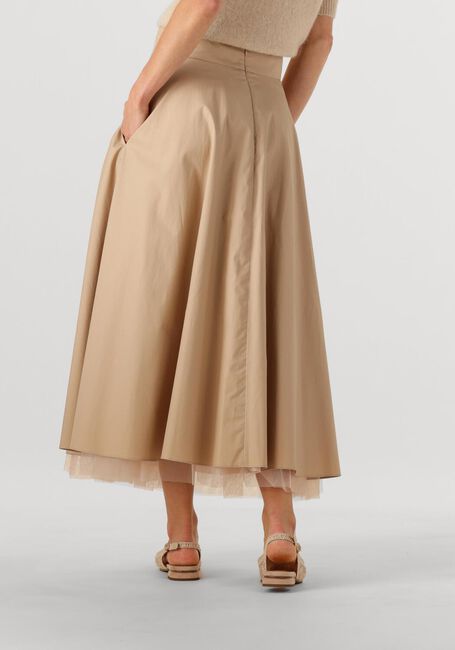 Beige DOROTHEE SCHUMACHER Maxirok LIGHT TOUCH SKIRT - large