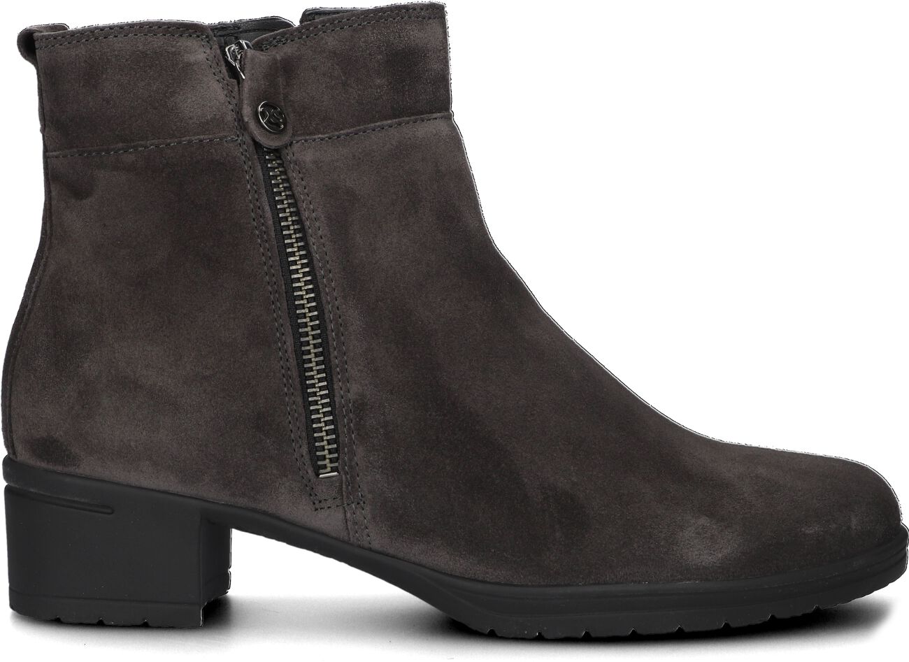 Hartjes Enkelboots Dames H Rits Booty, Maat: 43, Kleur: Donkergrijs