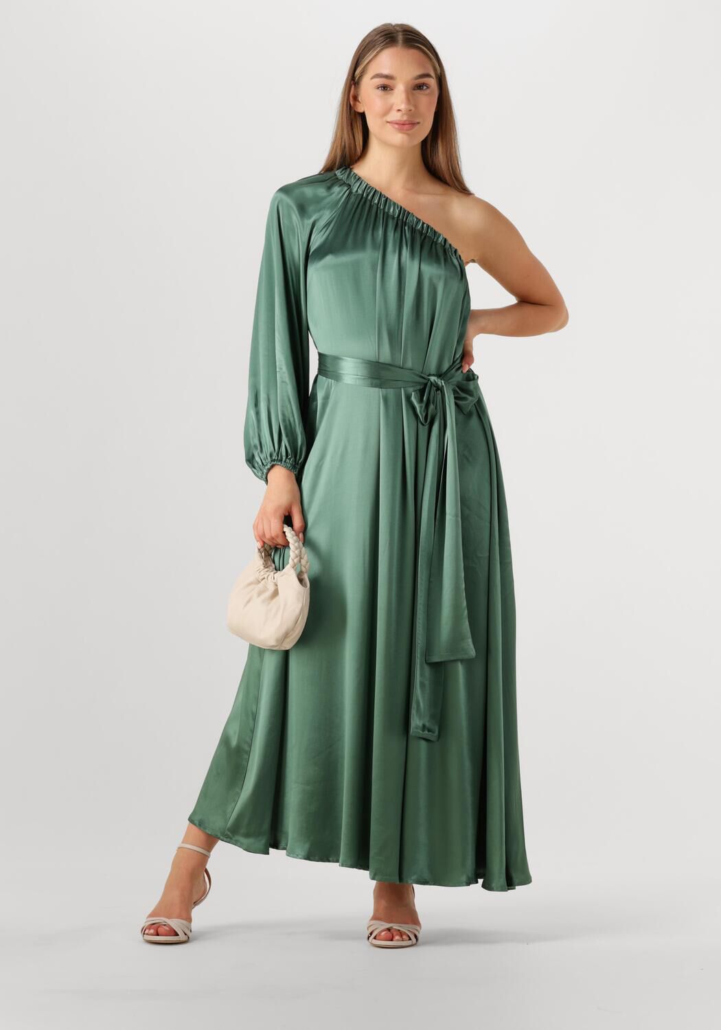 Greek Archaic Kori Maxi Jurk Dames 130902, Maat: XS, Kleur: Groen afbeelding 1