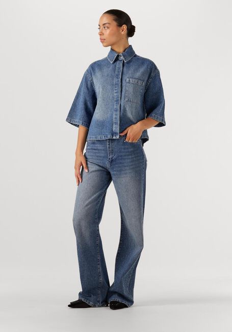 Blauwe DANTE6 Wide jeans NUIT RHIESTONE WIDE LEG JEANS - large