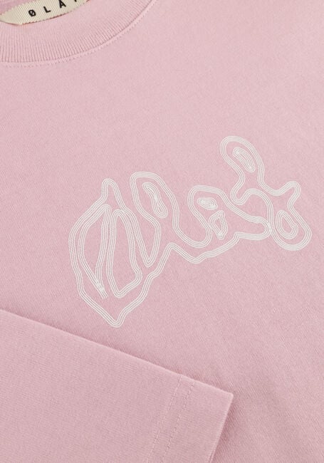 Paarse OLAF HUSSEIN T-shirt MODERN MAKER OVERSIZED TEE - large