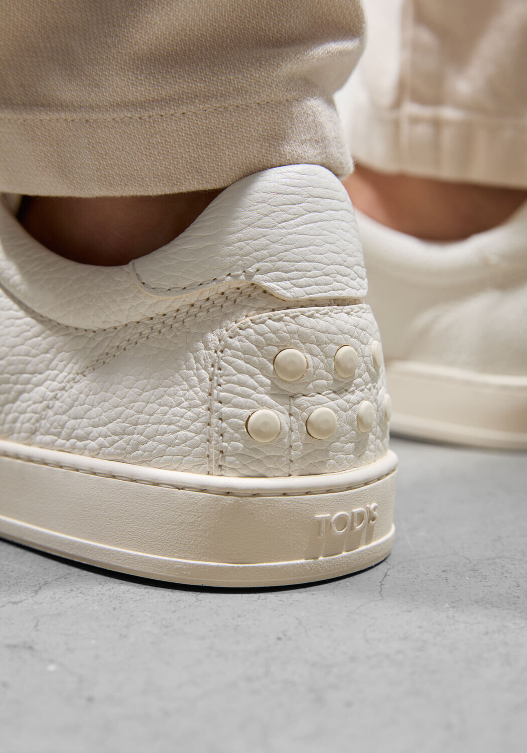 Witte TOD'S Lage sneakers ALLACCIATA CASSETTA 04L - large