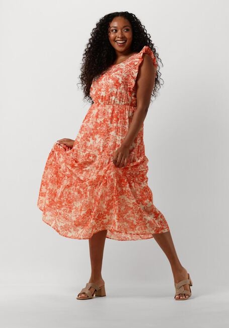 Oranje AMAYA AMSTERDAM Midi jurk DELIA - large