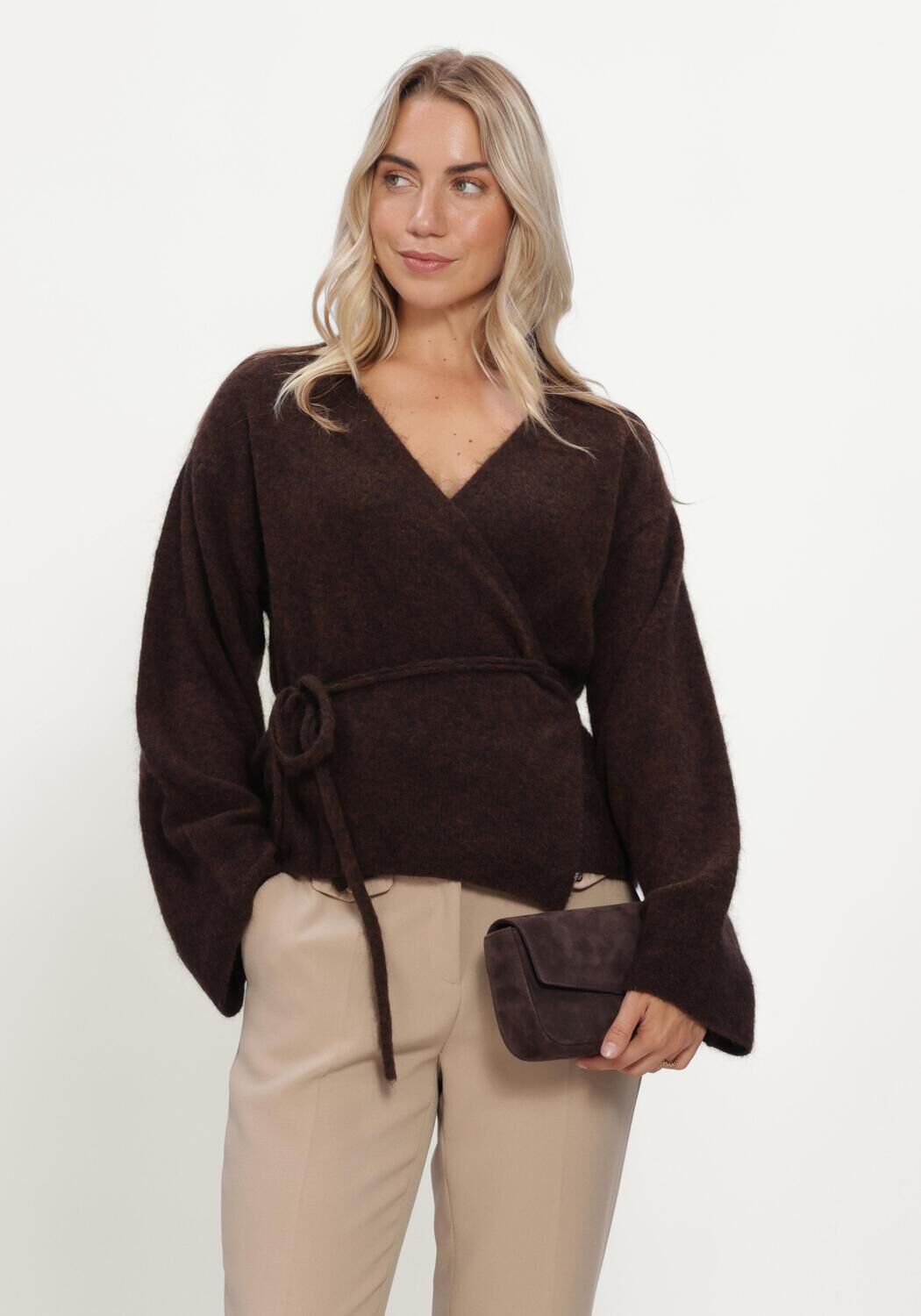 Bruine LINA LOCCHI Trui LL-BERIT - large