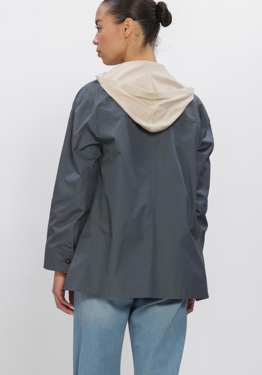 Donkerblauwe MAX MARA  SHIRT POPENINE - large