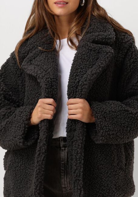 Zwarte UGG Teddy jas GERTRUDE SHORT TEDDY COAT - large