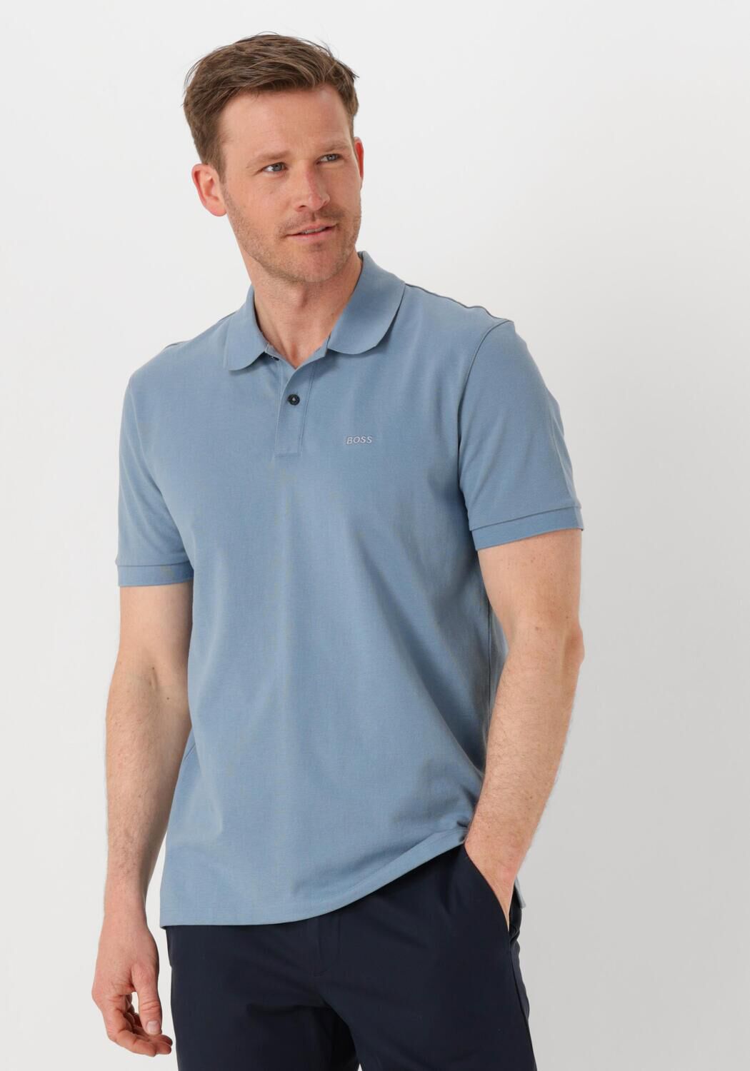 Boss Black Polo Heren Pallas, Maat: 3XL, Kleur: Blauw
