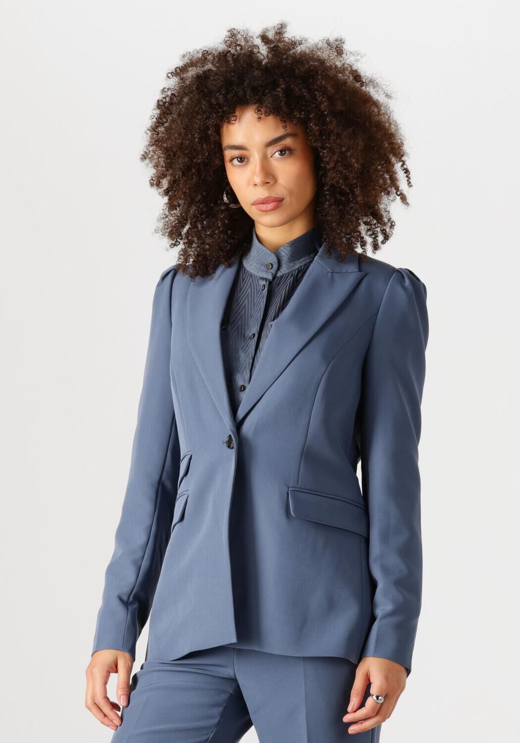 Bruuns Bazaar Blazer Dames Nora Blazer, Maat: 34, Kleur: Blauw