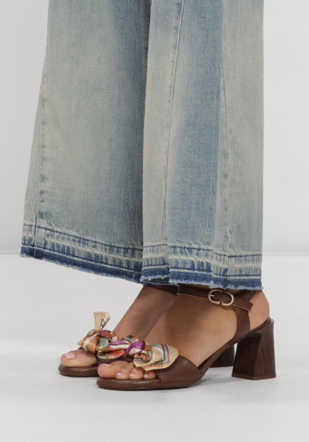 Bruine HISPANITAS Sandalen met hak HV264868 - large