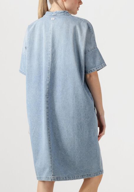 Lichtblauwe PENN & INK Maxi jurk DRESS - large