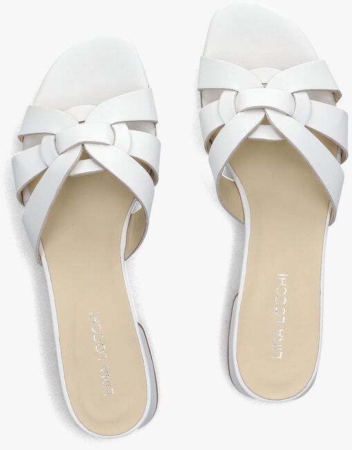 Witte LINA LOCCHI Slippers LED KNOOP SLIPPER Witte LINA LOCCHI Slippers LED KNOOP SLIPPER - large