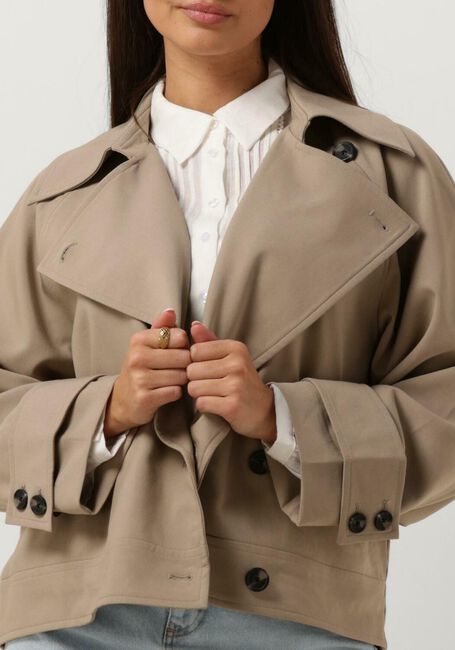 Beige SECOND FEMALE Jack SILVIA TRENCH JACKET - large