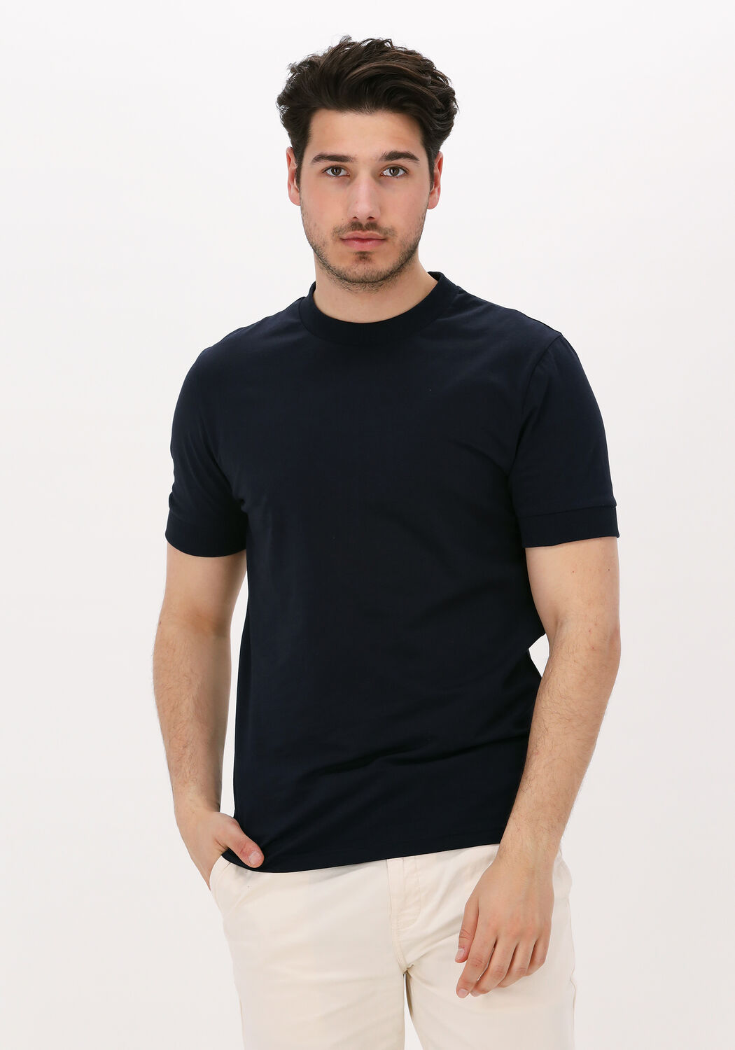 Drykorn T-Shirt Heren Anton 520062, Maat: L, Kleur: Donkerblauw