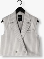 Lichtgrijze ALIX THE LABEL Gilet LADIES WOVEN PINSTRIPE WAISTCOAT Lichtgrijze ALIX THE LABEL Gilet LADIES WOVEN PINSTRIPE WAISTCOAT - medium