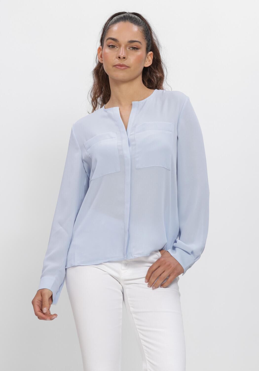 Blauwe MARC CAIN COLLECTION Blouses AC 51.26 W90 - large
