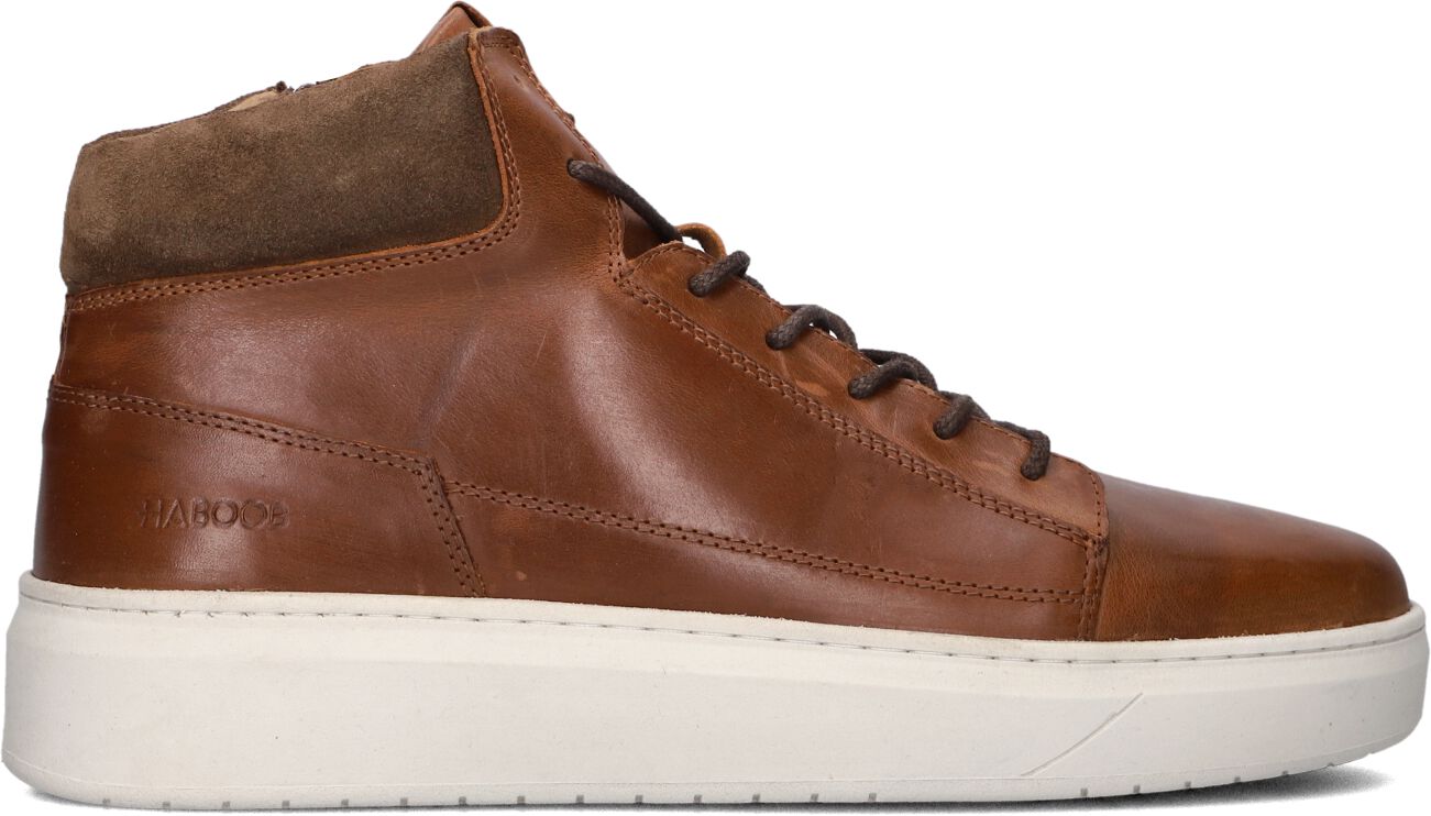 Haboob Veterboots Heren Fedde, Maat: 44, Materiaal: Leer, Kleur: Cognac