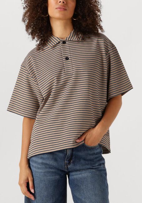 Bruine SECOND FEMALE T-shirt NORMAN SS POLO - large