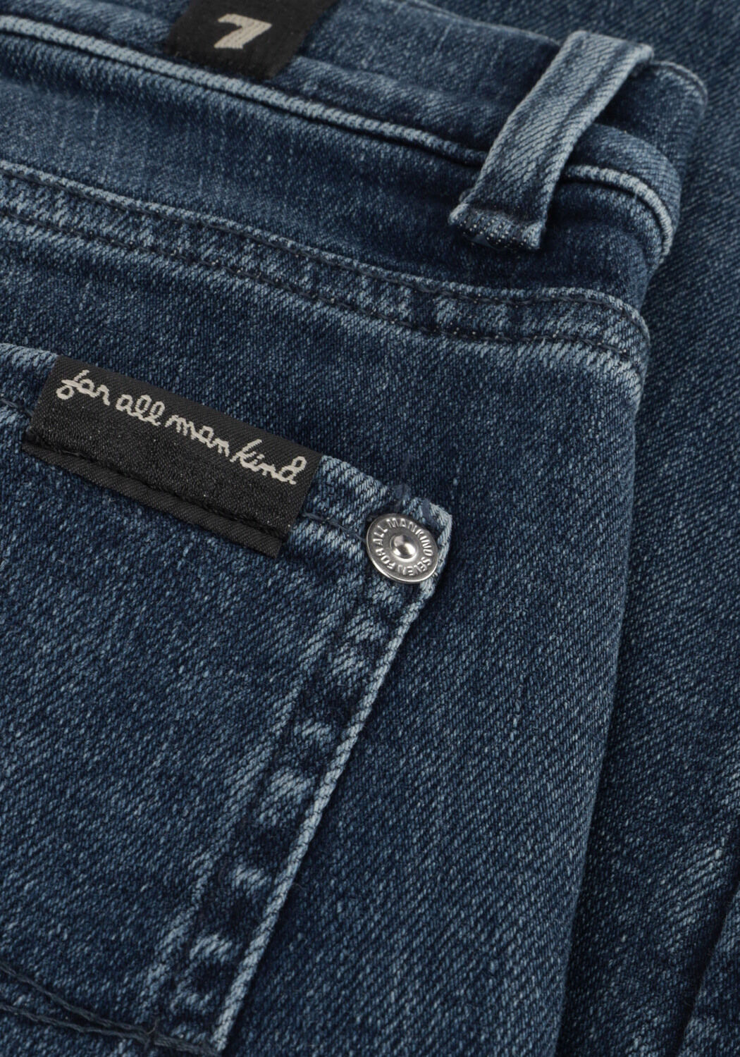 Donkerblauwe 7 FOR ALL MANKIND Slim fit jeans SLIMMY TAPERED STRETCH TEK MAZE - large