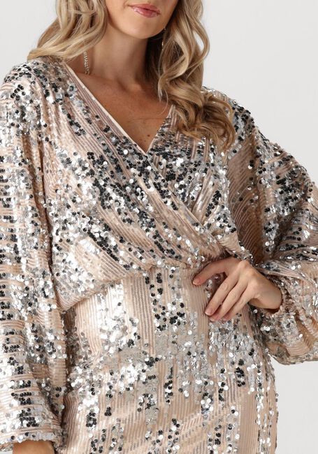 Zilveren AMAYA AMSTERDAM Mini jurk EVERY DRESS - large