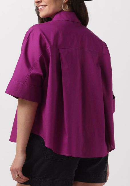 Paarse VANESSA BRUNO Blouses BOBBY CHEMISE MC - large