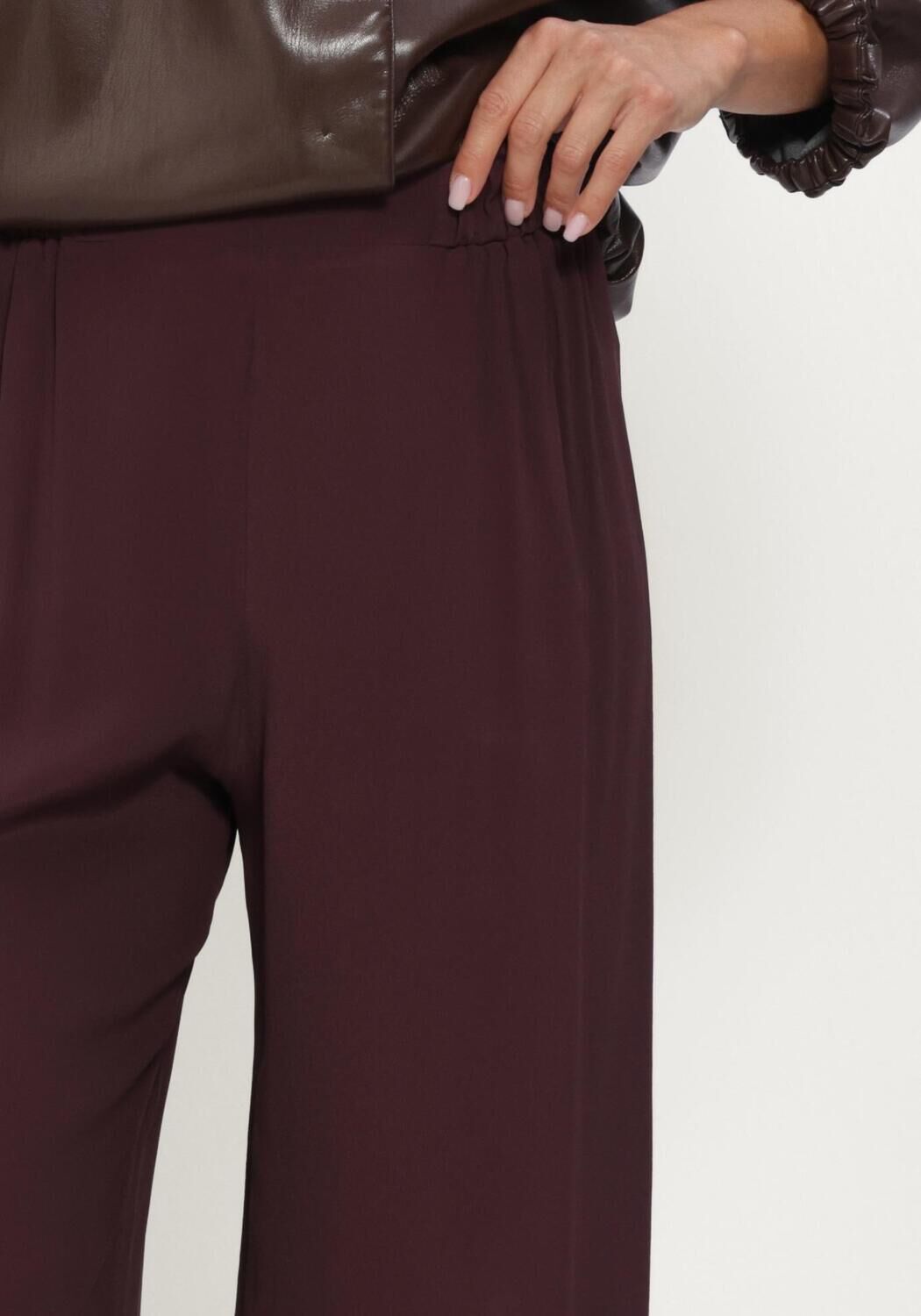 Bordeaux NATAN Wijde broek PANTALON FLOU - large
